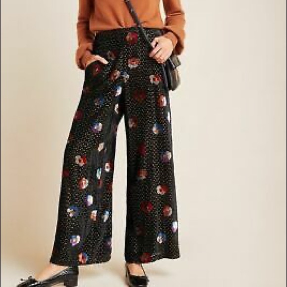 Anthropologie Pants - Anthropologie Eva Franco Pasquette Velvet Pants